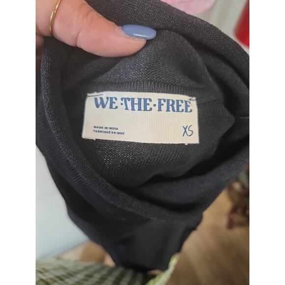 Free People We The Free Black Turtleneck XS Heirloom Collection - Picture 9 of 12